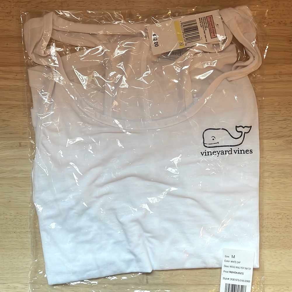NWT Vineyard Vines Medium White Tank Top